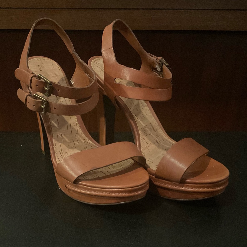 Ralph Lauren Leather Heels